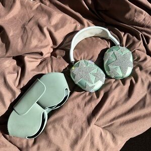 green airpod max. bought for $650